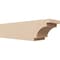 Ekena Millwork 4in. W x 4in. H x 16in. L Mediterranean Woodgrain TimberThane Rafter Tail, Primed Tan RFTUR04X04X16MEDRCPR - alternate 1